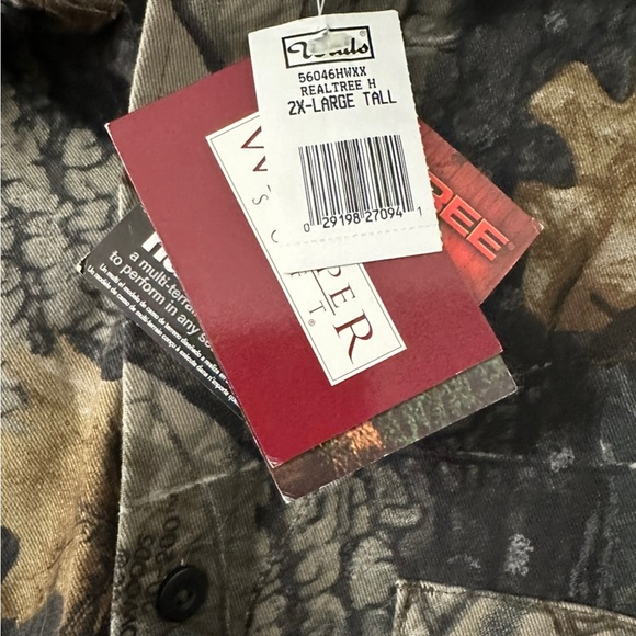 Walls Shirt Mens 2XL Green Camouflage Long Sleeve Button Up Polyester Hunting - Picture 3 of 4